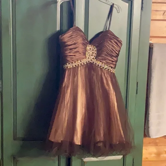 Camille La Vie | Dresses | Bronze Prom Or Homecoming Dress | Poshmark Camille La Vie | Dresses | Bronze Prom Or Homecoming Dress | Poshmark